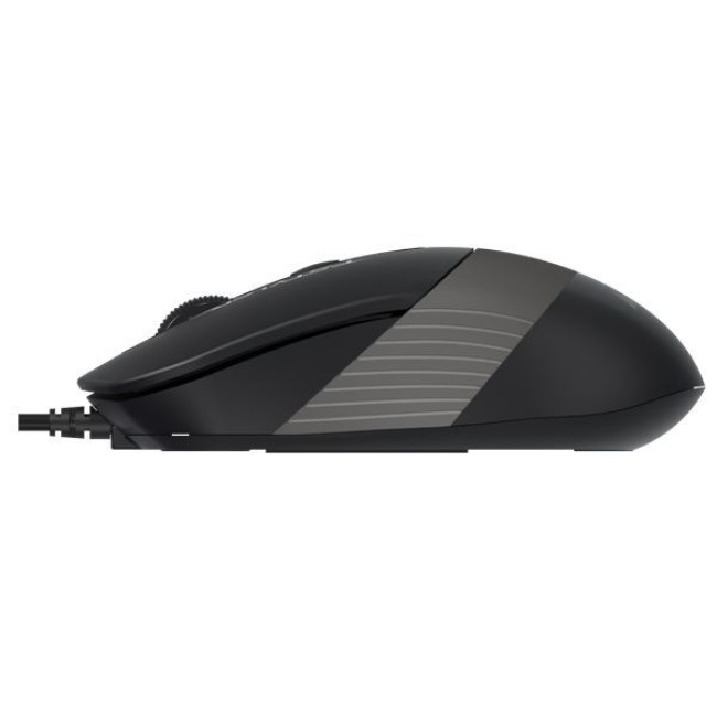 Миша дротова Fstyler, USB, 1600 dpi, чорний + сірий