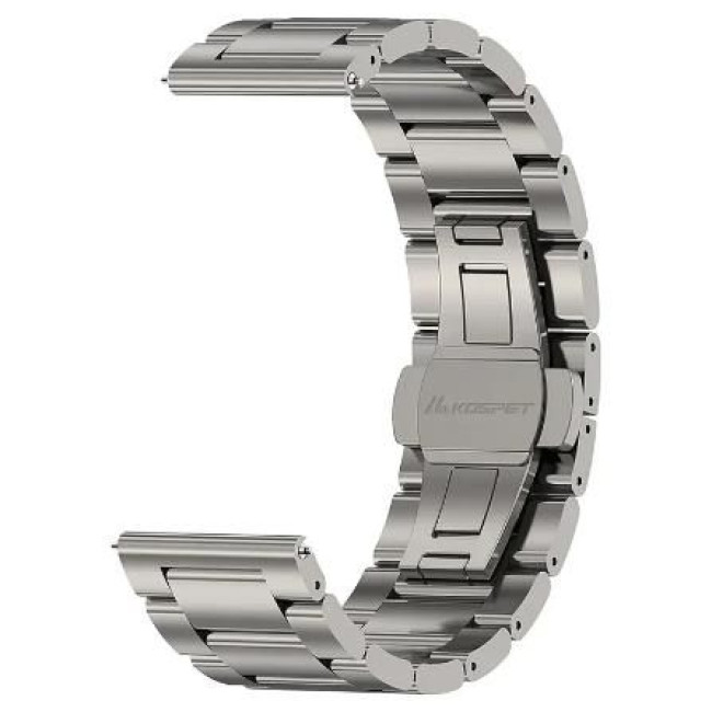 Змінний ремінець KOSPET STAINLESS STEEL SILVER model T 22MM