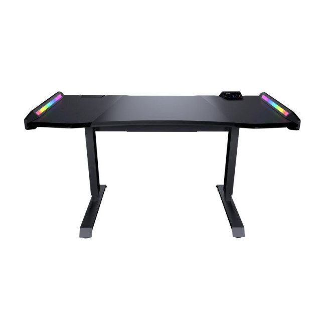 Стіл для геймера, ергономічний дизайн, USB 3.0/Audio хаб, RGB підсвічування, Type-C, регулювання висоти
