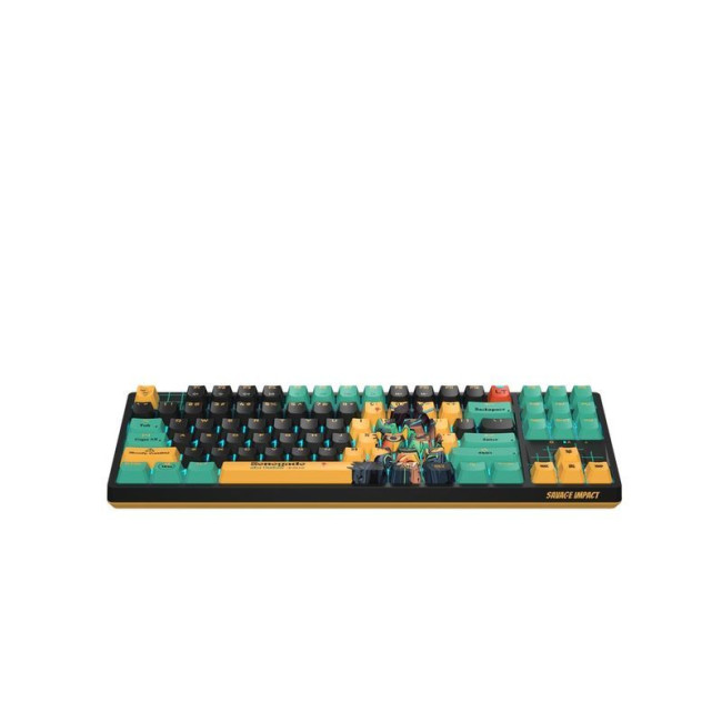 Клавіатура оптична ігрова, USB, RGB підсвічування, Alpha Optical Switch