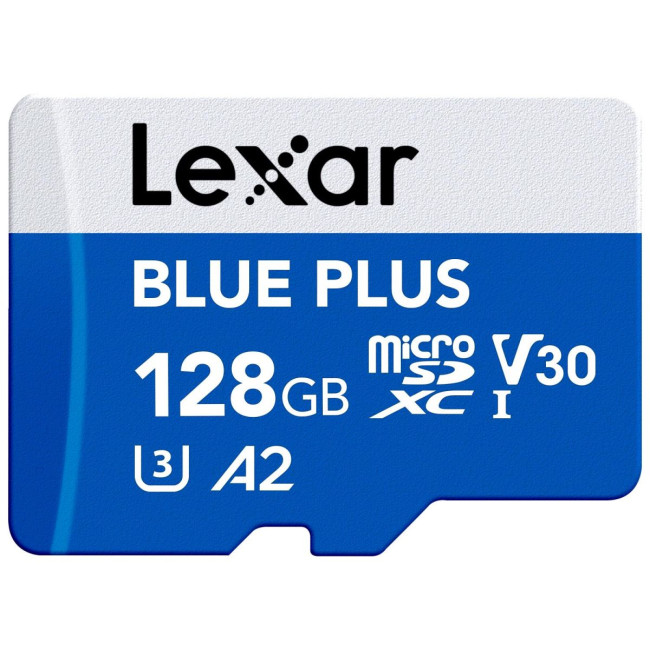 Карта пам’яті MICRO SDXC 128GB UHS-I W/A LMSBLPL128G-BNANG LEXAR