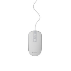 Оптична миша, USB інтерфейс, 1600 dpi, бiло-сiрий