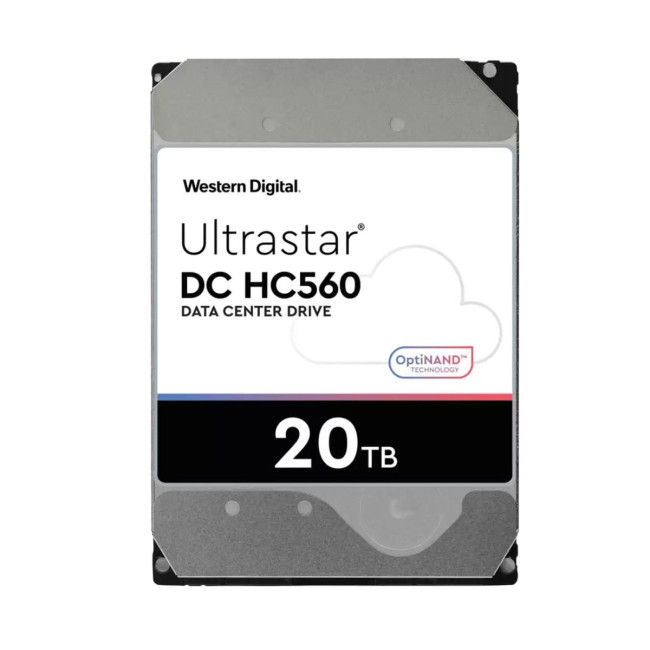 Запам’ятовувальний пристрій на жорстких дисках (HDD) SATA 20TB 7200RPM 512MB DC HC560 0F38785 WD