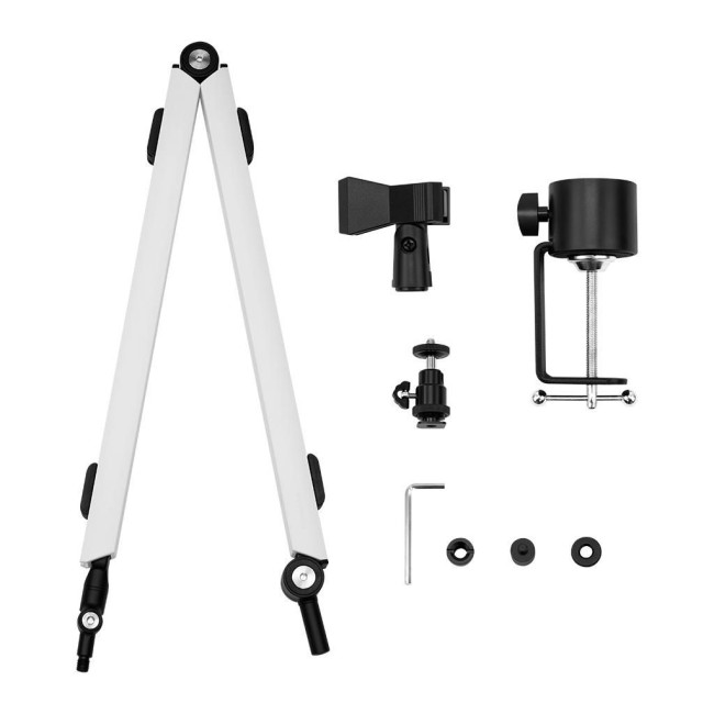 Пантограф для мікрофону Streamplify MOUNT ARM-MIC, білий