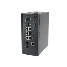 Мережевий шлюз Lanner ICS-P371F Intel Elkhart Lake X6425E with 1x DDR4 SO-DIMM 8GB, 6x 2.5GbE RJ45 with one pair by pass, 2x GbE SFP, 1x Console, 1x m.2 2242 SATA, 1x Micro SD, 1x 2.5