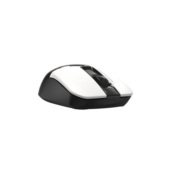 Миша бездротова безшумна Fstyler, Bluetooth / 2.4 ГГц, чорний + білий