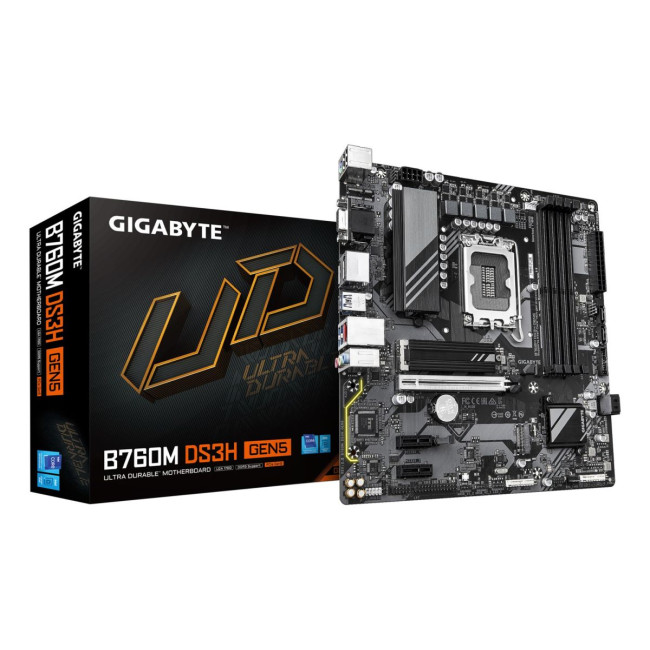 Материнська плата B760 S1700 MATX B760M DS3H GEN5 GIGABYTE