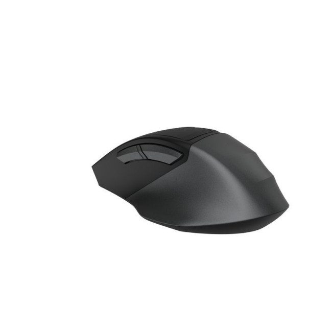 Миша бездротова безшумна Fstyler, Bluetooth / 2.4 ГГц, вбудований акумулятор, 2000DPI, сірий+чорний