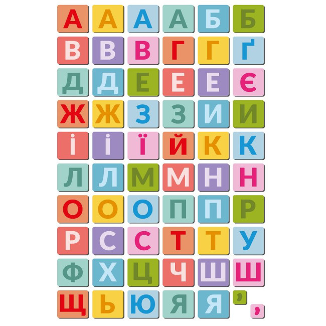 Магнітні літери Dodo, 60 елементів (200273)
