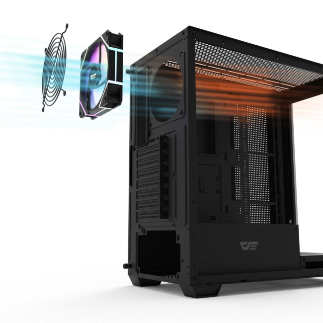 Корпус для комп'ютера DARK FLASH ATX без блока живлення DS900 чорний