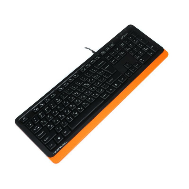 Клавіатура Fstyler Sleek MMedia Comfort, USB, помаранчевий