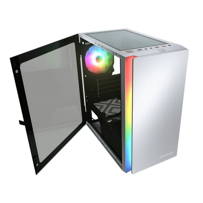 Ігровий корпус, 1*120mm ARGB, вентилятори передвстановлені, Mini ITX / Micro ATX, скляне вікно