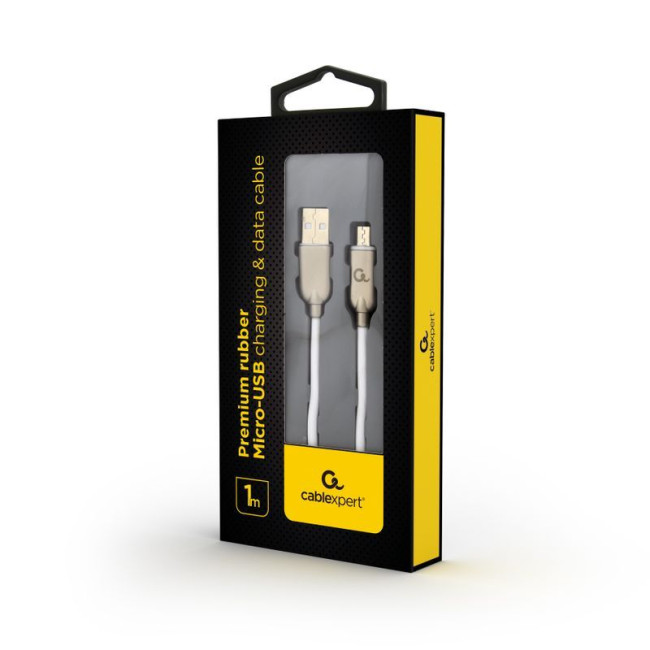 Кабель micro USB 2.0 A-тато/Micro B-тато, преміум, 2.1 А