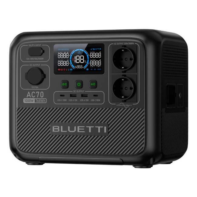 Портативна зарядна станція 1000W AC70 BLUETTI