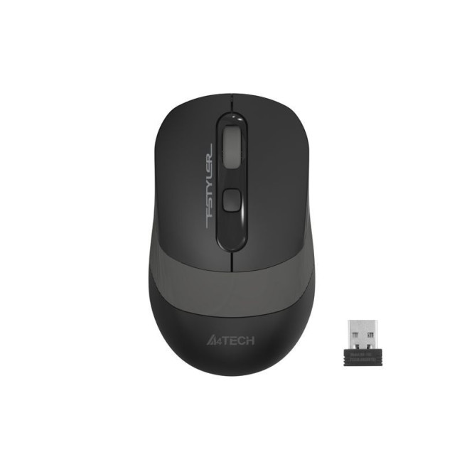 Миша бездротова безшумна Fstyler, USB, 2000 dpi, сірий