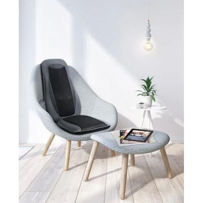 Масажна накидка на крісло NAIPO Neck & Back Massager з підігрівом, вібрацією та функцією масажу Шиатцу; модель - MGBK-2606H