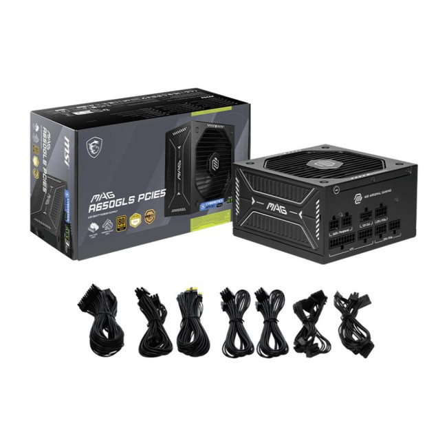 Блок живлення ATX 650W MAG A650GLS PCIE5 MSI