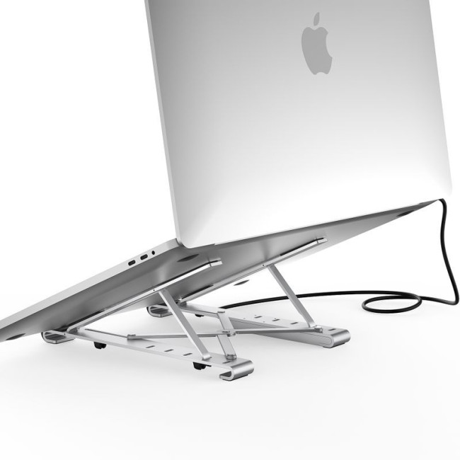 Док станція USB-C 7-в-1 (HDMI/PD/картридер/USB-A / USB-C), алюміній