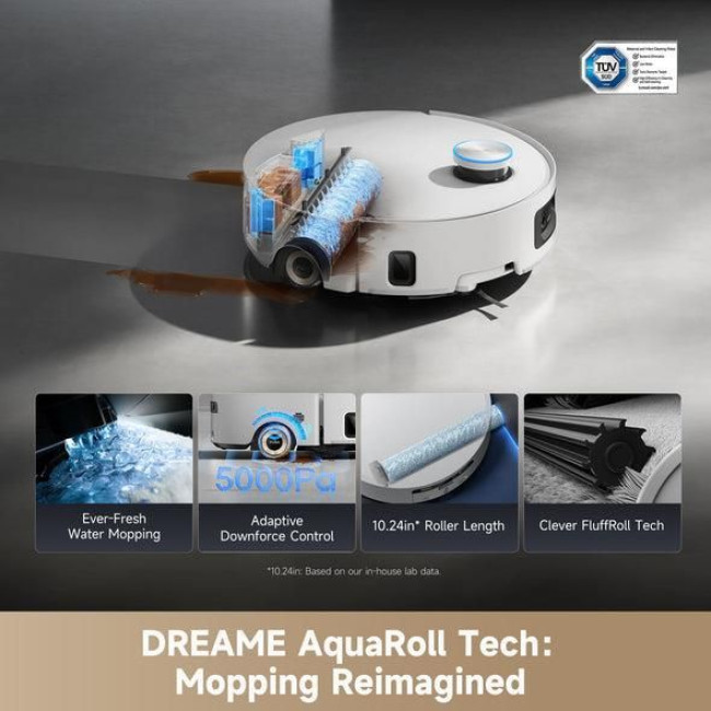Робот-пилосос AQUA10 ULTRA ROLL RLH71DE-1-WH DREAME