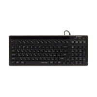 Клавіатура з ножичним перемикачем Fstyler, USB, Quiet typing, чорна