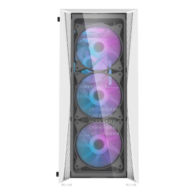 CASE MIDITOWER ATX W/O PSU/DK352 PLUS WHITE DARK FLASH