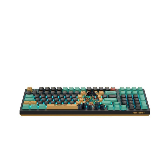 Клавіатура оптична ігрова, USB, RGB підсвічування, Alpha Optical Switch