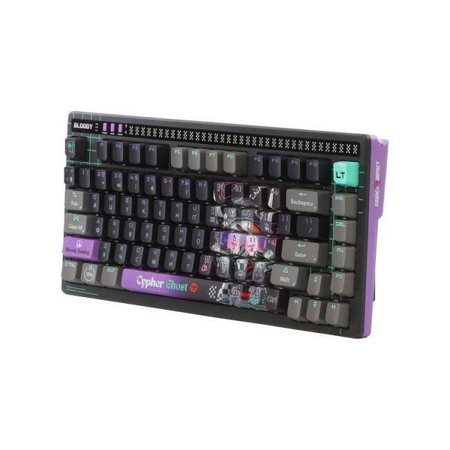Клавіатура оптична ігрова, USB, RGB підсвічування, Alpha Optical Switch