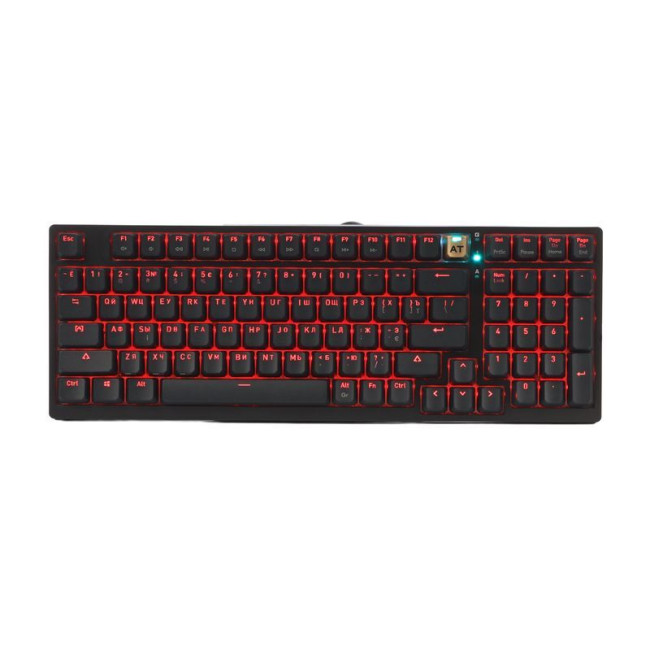 Клавіатура оптична ігрова, USB, RGB підсвічування, Alpha Optical Switch