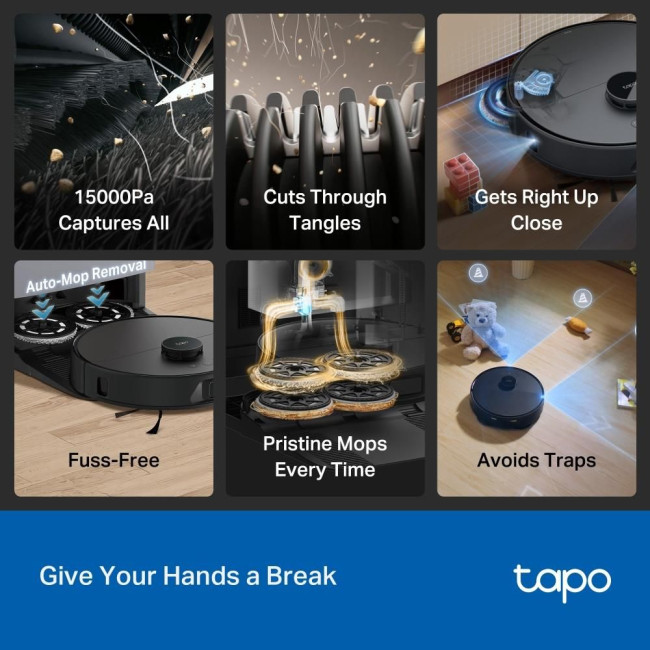 Робот-пилосос, Tapo RV50 Pro Omni TP-LINK