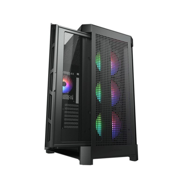 Ігровий корпус, 3*120mm ARGB, 1*120mm ARGB вентилятори передвстановлені, ATX/mATX/mini-ITX, скляне вікно