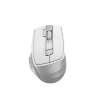 Миша бездротова безшумна Fstyler, Bluetooth / 2.4 ГГц, вбудований акумулятор, 2000DPI, сірий+білий