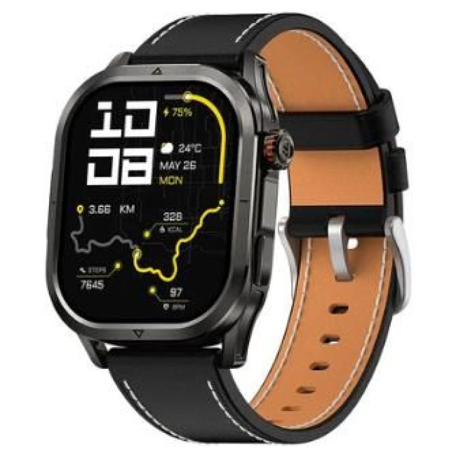 Змінний ремінець KOSPET ARCHLAN LEATHER BLACK 22MM