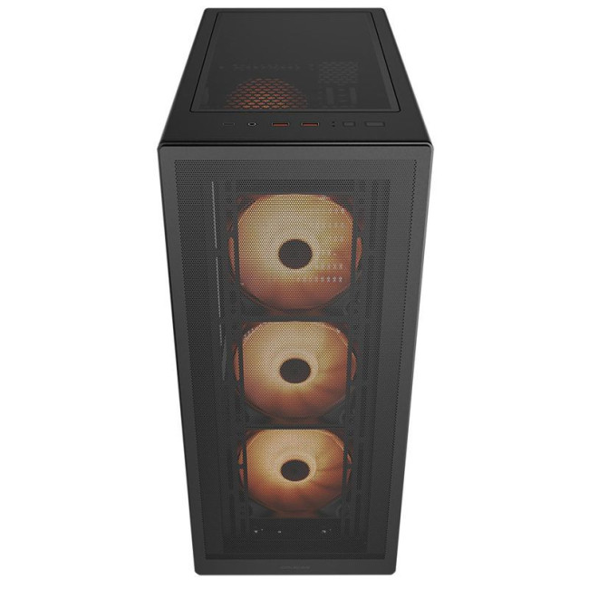 Ігровий корпус, 4*120mm ARGB вентилятори передвстановлені, ATX/mATX/mini-ITX, скляне вікно