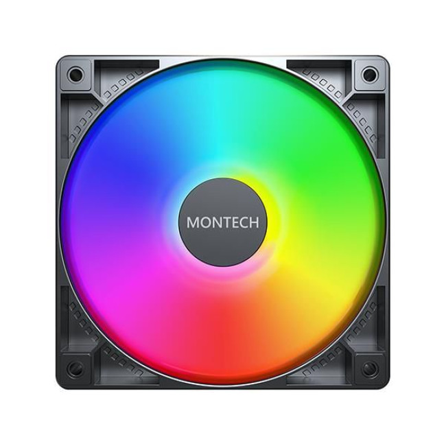 Корпусний вентилятор 120MM GF120 PWM BLACK MONTECH