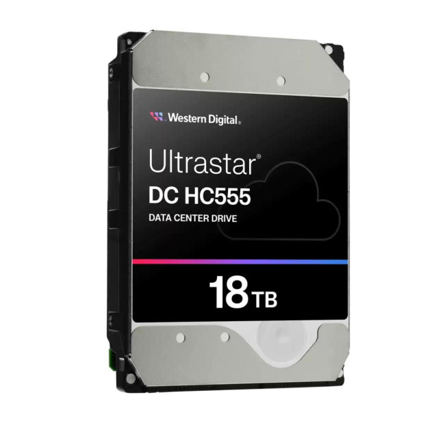 Запам’ятовувальний пристрій на жорстких дисках (HDD) SAS 18TB 7200RPM 12GB/S 512MB DC HC555 0B47747 WD