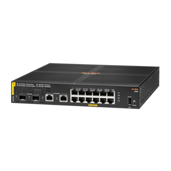 Комутатор Aruba 6100 12G CL4 2SFP+ 139W Switch JL679A (RSVLC-1814)