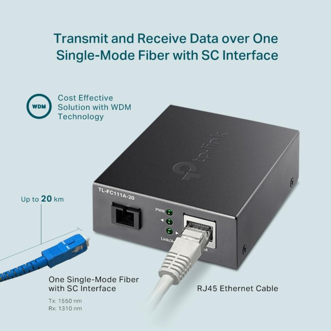 WDM медіаконвертер , FC111A-20 TP-LINK