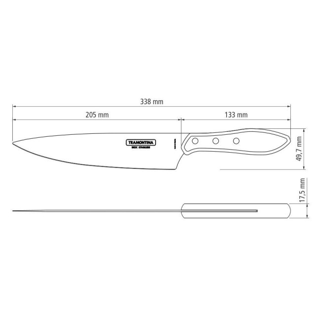 Ніж для м'яса Tramontina Barbecue Polywood, 203 мм