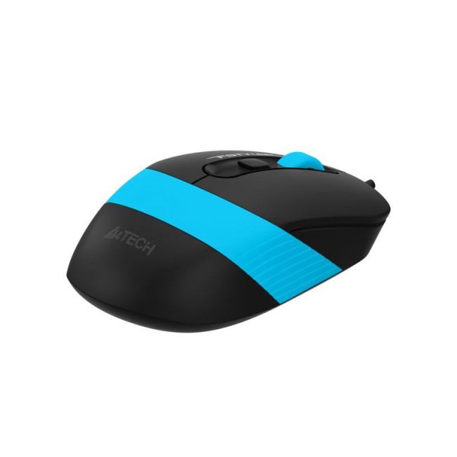 Миша дротова безшумна Fstyler, USB, 1600 dpi, синій