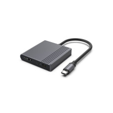 Док станція USB-C 3-в-1 (USB/HDMI/PD), сірий