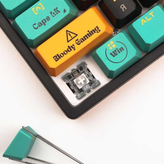 Клавіатура оптична ігрова, USB, RGB підсвічування, Alpha Optical Switch