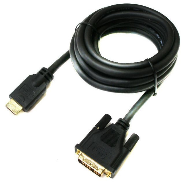 Кабель HDMI-DVI (18+1) 3 м, M/M, в блістері