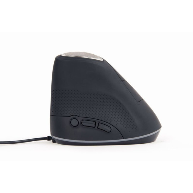 Оптична ергономічна миша, USB інтерфейс, 3200 dpi, чорний