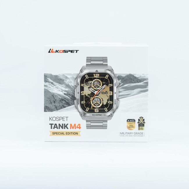 Розумний годинник TANK M4 SE SILVER KOSPET