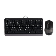 Комплект дротовий Fstyler клавіатура+миша, чорно-сірий, USB