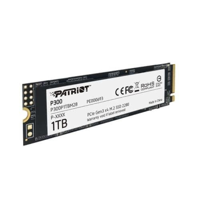 Твердотільний запам’ятовувальний пристрій накопичувач (SSD) M.2 2280 1TB P300 P300P1TBM28 PATRIOT