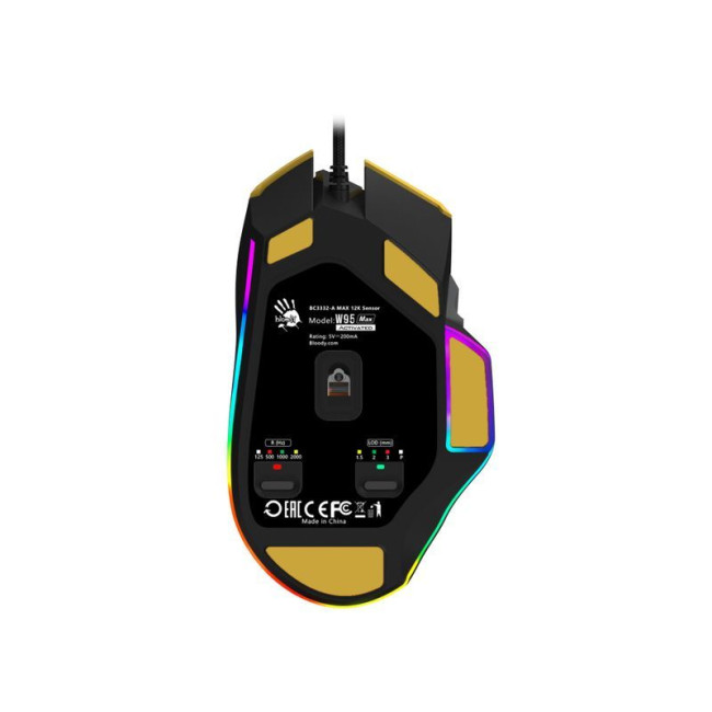 Ігрова миша Bloody Activated, RGB, 12000 CPI, 50M натискань