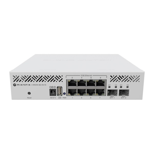 Мережевий комутатор Ethernet CRS310-8G+2S+IN MIKROTIK
