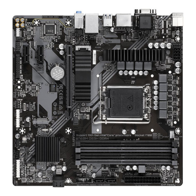 Материнська плата B760 S1700 MATX B760M DS3H DDR4 GIGABYTE