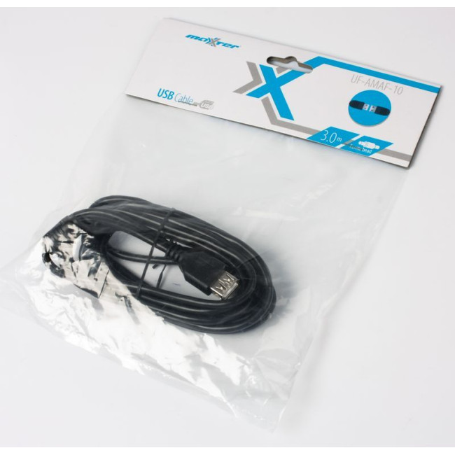 Кабель-подовжувач USB2.0 AM/AF, 3 м, ферит